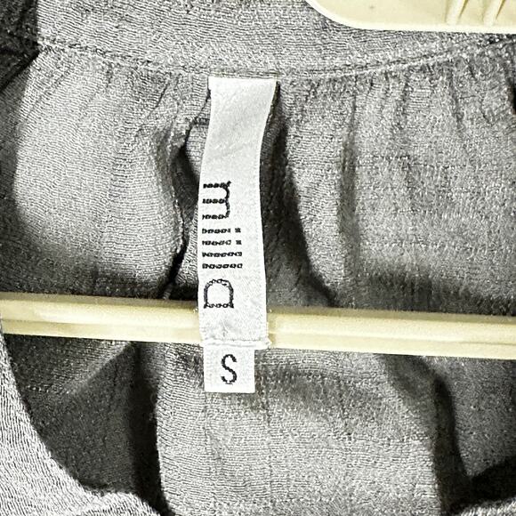 Miilla Clothing Dress S Gray Long Sleeve Boho Semi Sheer Romantic Grunge Prairie - Picture 4 of 9